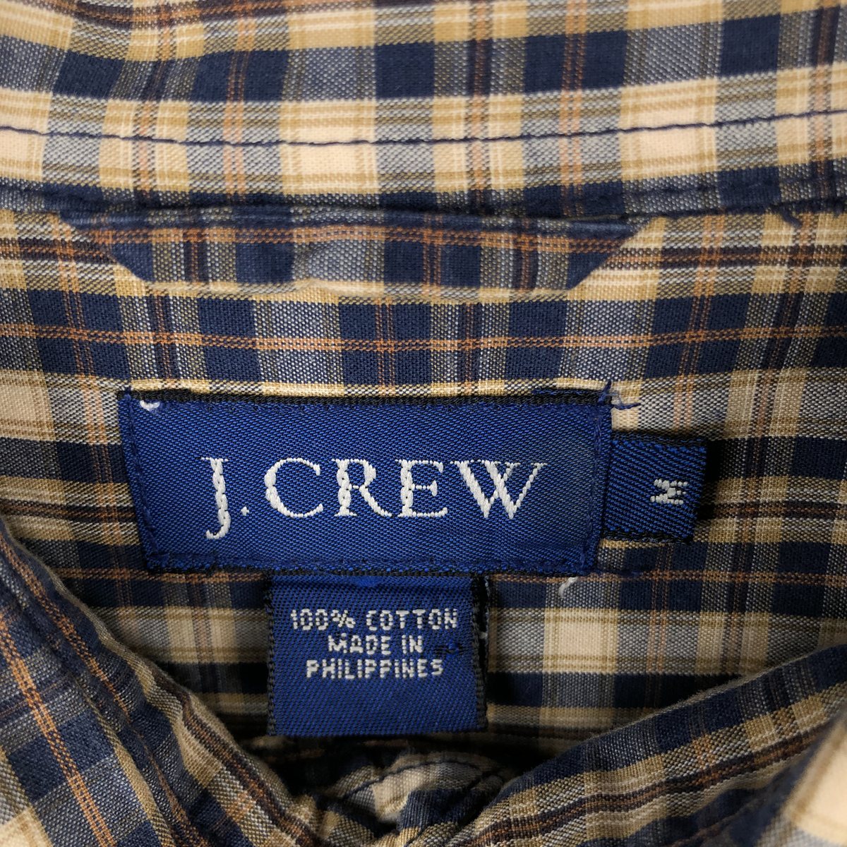 古着 90年代 ジェイクルー J.Crew 半袖 ボタンダウン チェックシャツ メンズM相当 ヴィンテージ /rab181203 【中古】 【260530】