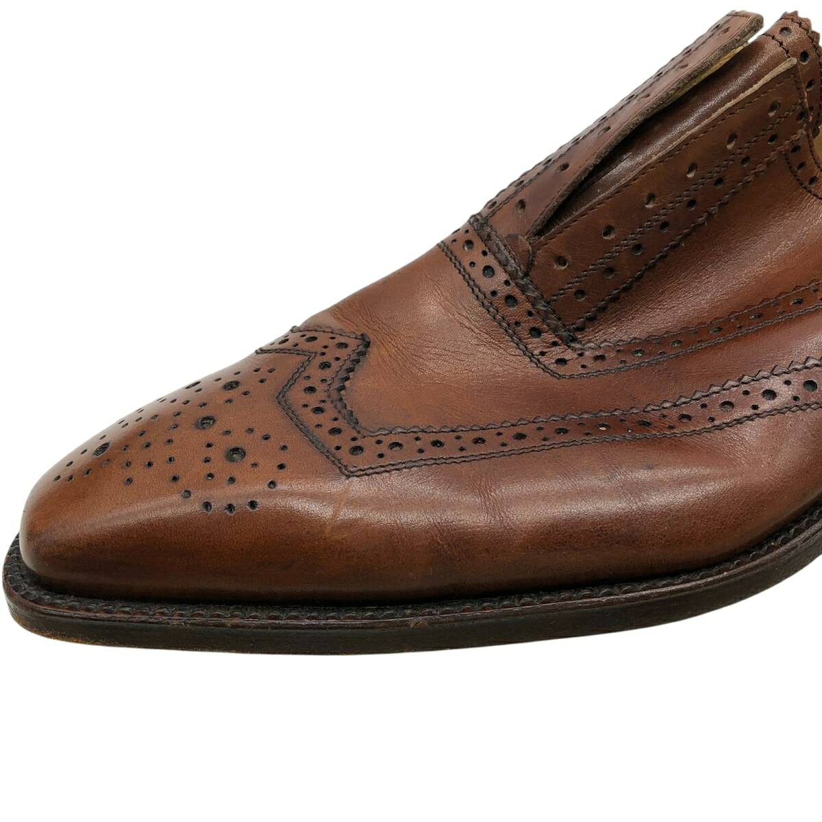 古着 ニーマンマーカス Neiman Marcus フルブローグ ウイングチップシューズ イタリア製 9 1/2M メンズ27.5cm相当 /saa014329 【中古】 【250925】