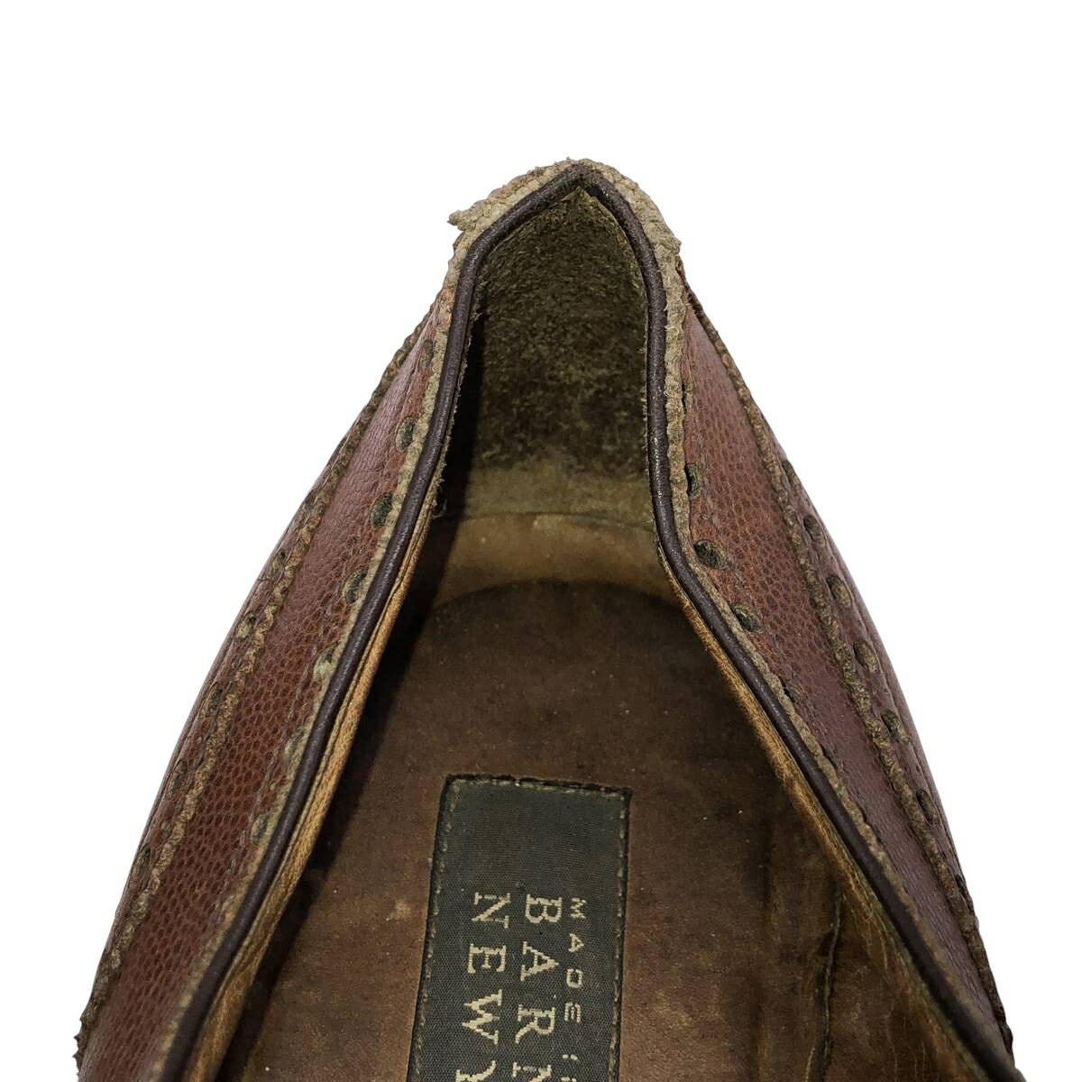 古着 BARNEYS NEWYORK フルブローグ ウイングチップシューズ イタリア製 10M メンズ28.0cm相当 /saa014509 【中古】 【251120】 【SS2606_30