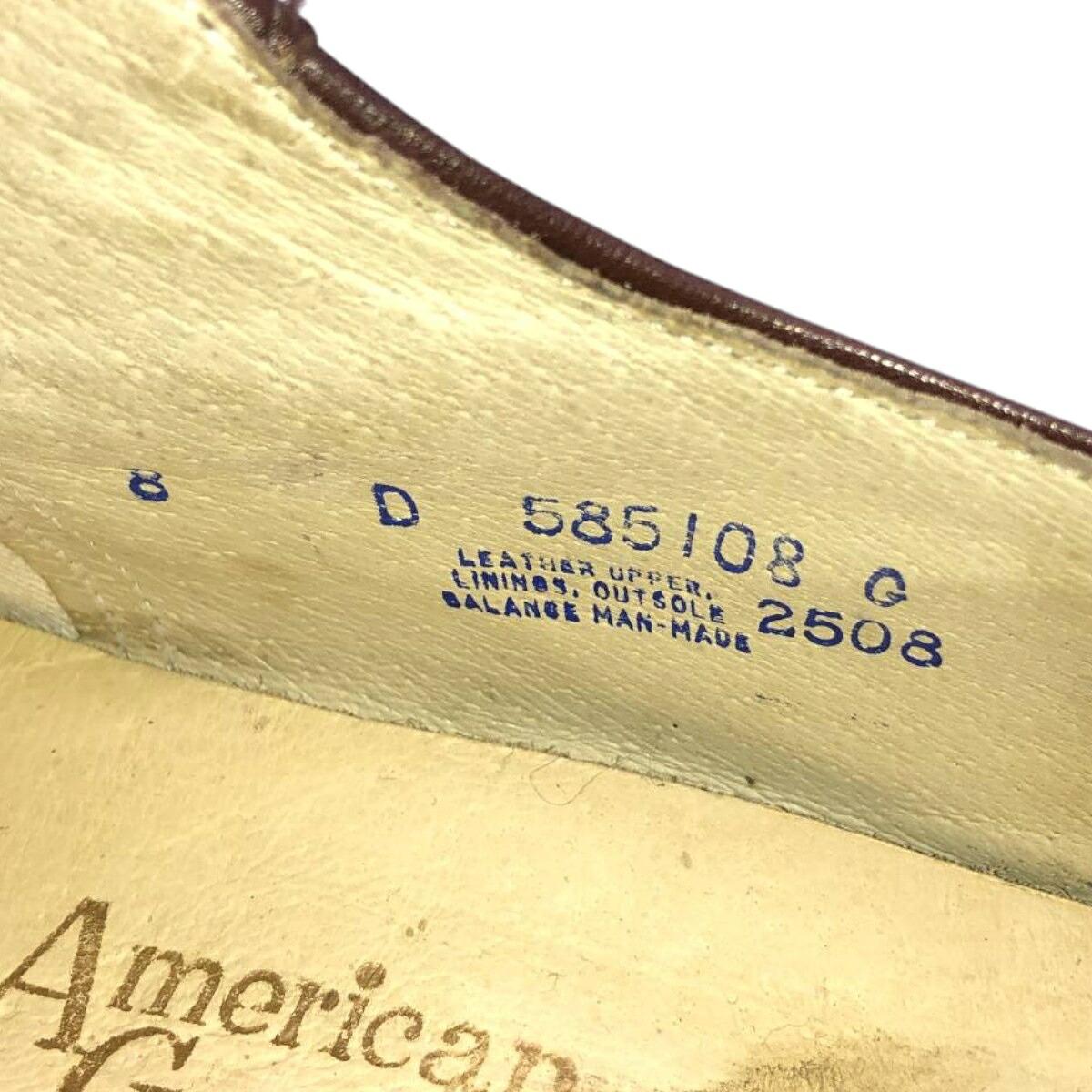 American Gentleman Uチップシューズ