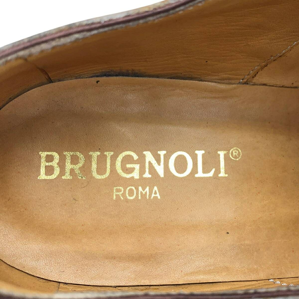 BRUGNOLI ストレートチップシューズ