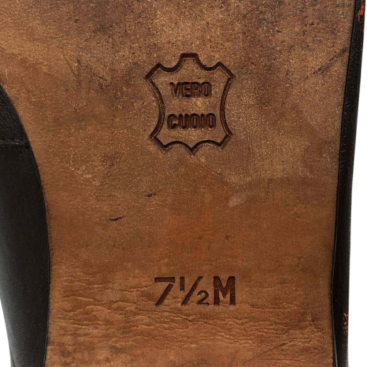 古着 ENZO ANGIOLINI マルチボーダー スクエアトゥ パンプス 7 1/2 M レディース24.5cm相当 /saa016249 【中古】 【260822】