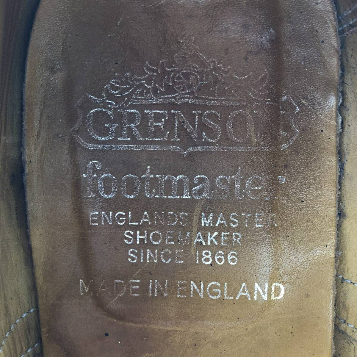GRENSON/グレンソン footmaster ストレートチップシューズ