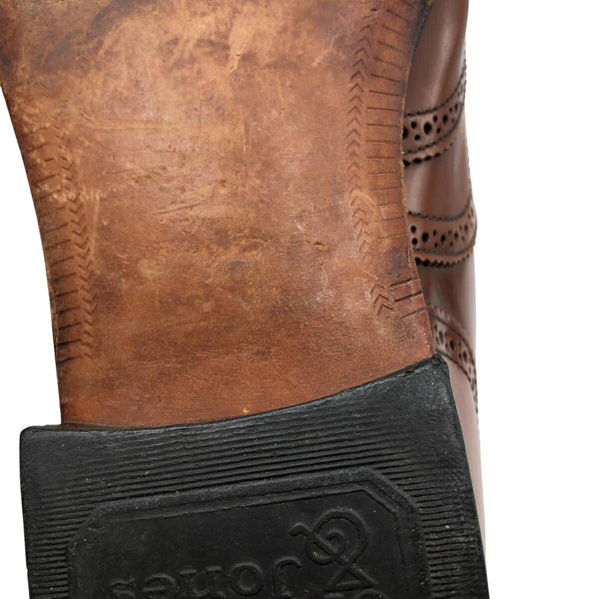 古着 クロケットアンドジョーンズ CROCKETT & JONES フルブローグ ウイングチップシューズ メンズ26.0cm相当 /svb001116 【中古】 【251122】